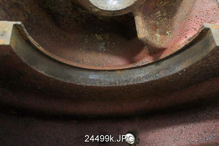 Used Goulds 3410 Goulds 3410, 6X8X14, 5 Vane Impeller, 13 1/2" Impeller Diameter, Bronze Impeller, Ductile Iron Casing, Mechanical Seal #24499