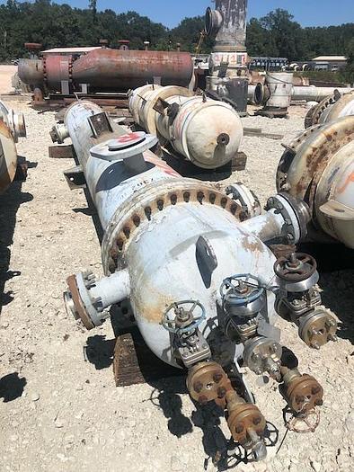 Used Used Southern Heat Exchanger Corp.  Approximately 687 sq ft. 316L stainless steel shell and tube heat exchanger