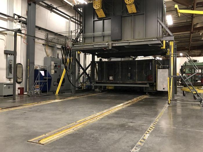 Used 2007 Pyro Industrial Systems Drop Bottom Furnace 4' x 5' x 12' Pyro Industrial Systems