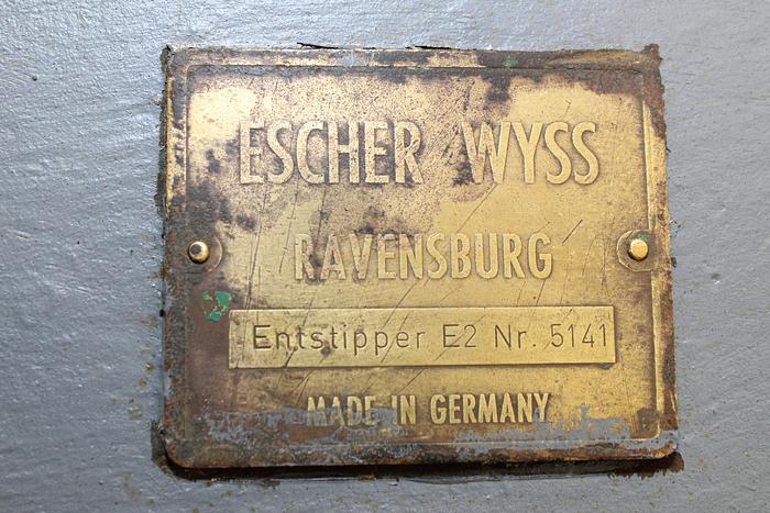Used Escher Wyss Entstipper E2 Deflaker #43741