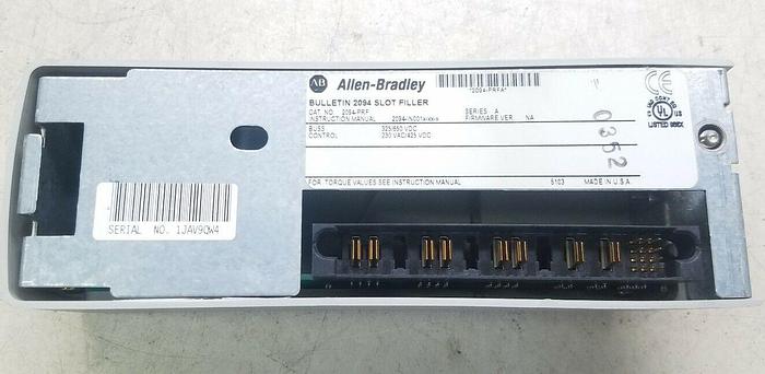 Used Allen Bradley Kinetix 6000 Slot filter 2094-PRF Series A