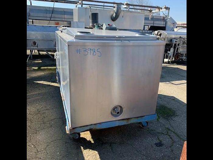 Used 500 Gallon Jacketed Cooling Tank with Agitation