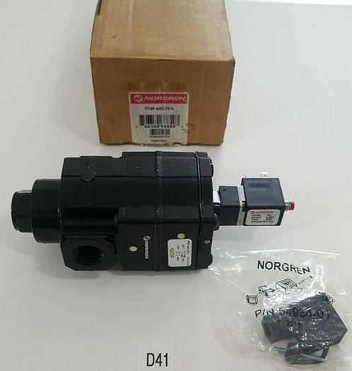*NEW IN BOX* Norgren P74F-4AC-PFA Soft Start Exhaust Poppet Valve + Warranty!