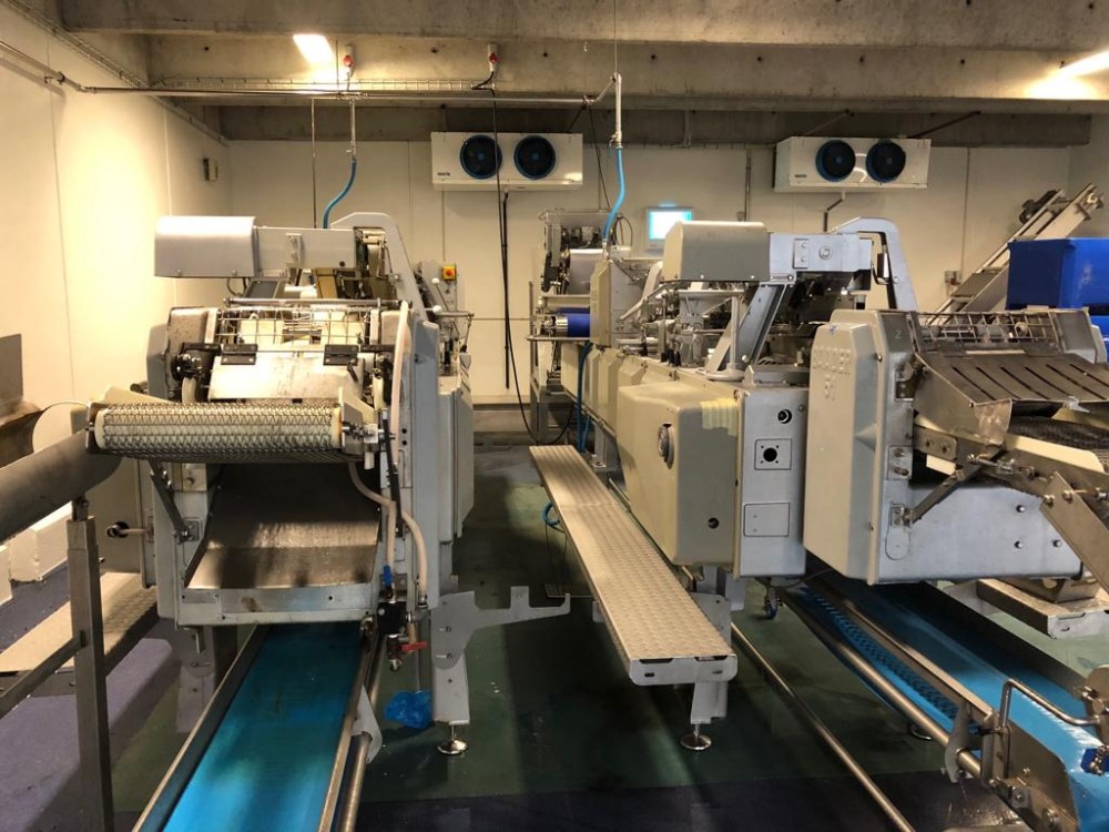 Used 2 x Baader complete cod filleting lines