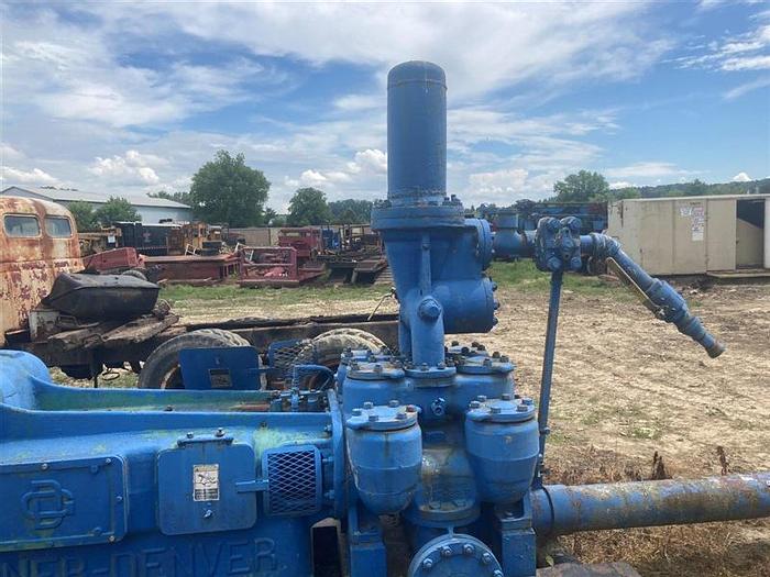 Used Gardner Denver FXZ 7-1/4" x 12" Duplex Mud Pump