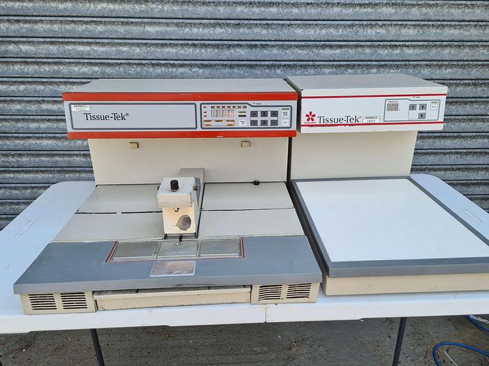 Used Tissue-Tek TEC 4715 Embedding centre with Cryo console Coldplate