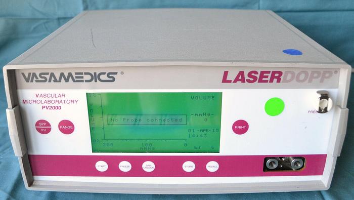 Used Vasamedics LaserDopp PV2000 Vascular Microlaboratory Analyzer