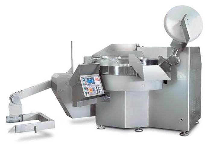 Roser Model CT 300VE Vacuum Industrial Bowl Chopper with Loader/Unloader