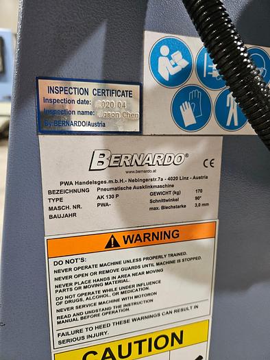Used 2020 BERNARDO AK 130 P