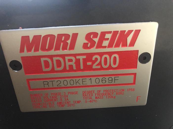 Used 2019 MORI SEIKI DDRT-200, 4th axis spidnle for machining center