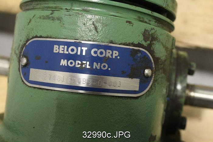Unused Beloit 274816D093-0-003 Gear Jack #32990
