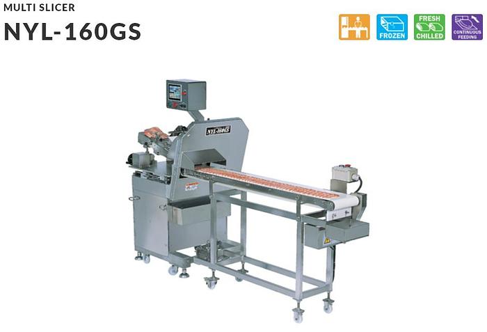 Nantsune Model NYL-160GS Industrial Diagonal Fish and Meat Multi-Slicer