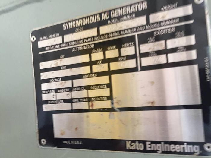 EMD KATO Generator sets.