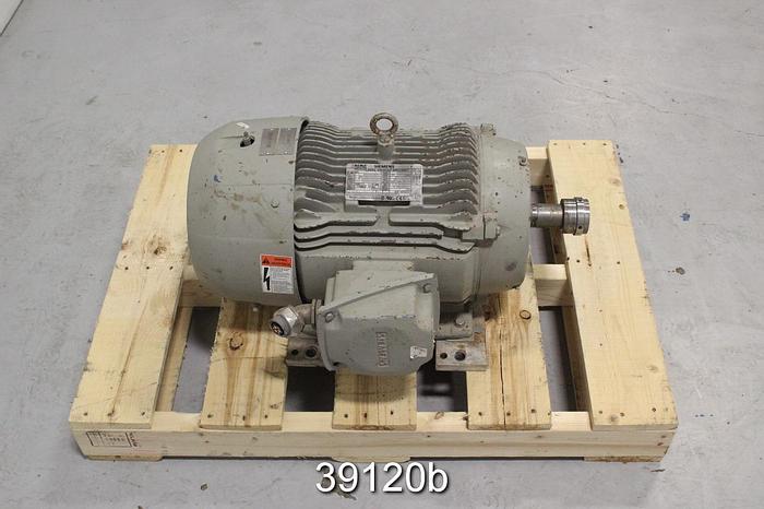 Used Siemens 20 HP AC Motor, 1770 RPM, 460 Volts, 256T Frame, SD100 #39120