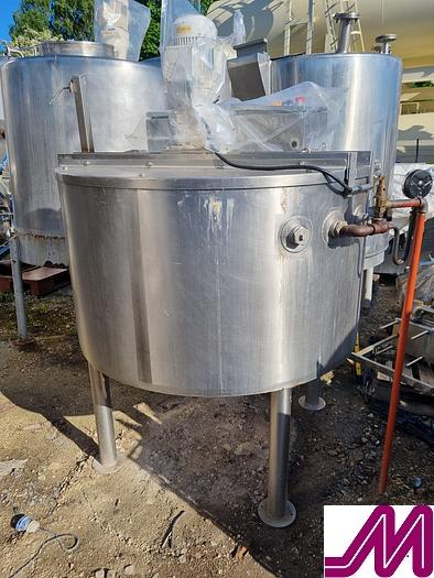 Used 2004 Bibby's 500 Litre Stainless Steel Jacketed Mix Tank