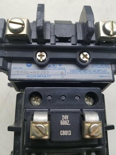 Used ALLEN BRADLEY 500L-BOJ92 SER.B