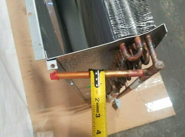 Used NEW Hot Water Reheat Duct Heater Heat Exchange with Duct Housing 24" High Output