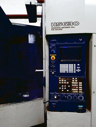 Used 2000 Hitachi- Seiki 24.8" HS 630 HMC |  24.8" Twin Pallet, Cat 40, Fanuc CNC