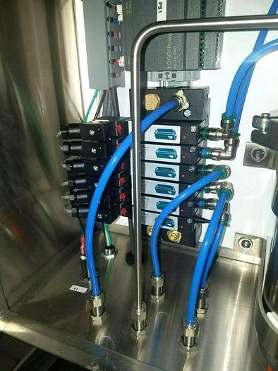 Used Burkert Portable Pharmaceutical Fluid Control System Stainless Steel