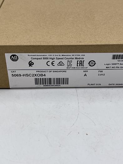 Used Allen-Bradley 5069-HSC2XOB4 Ser A FW 3.012