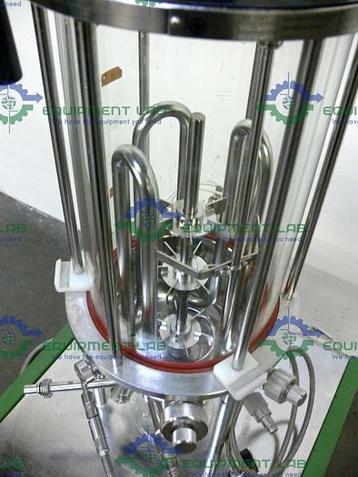 Used Braun 880 141/0 13.7L 1.3 bar 124C Schott Gerate Glass Bio Reactor + .75kW Motor