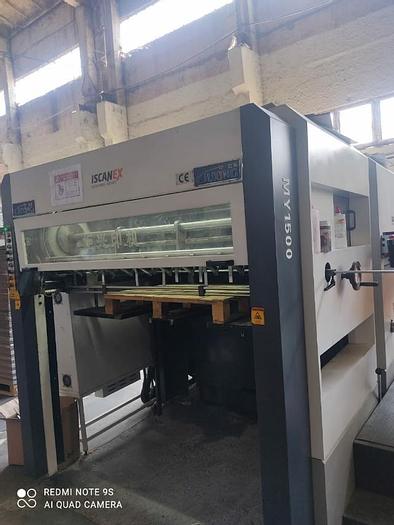 Used 2015 Semi Automatic Die cutter MY 1500 MY 1500