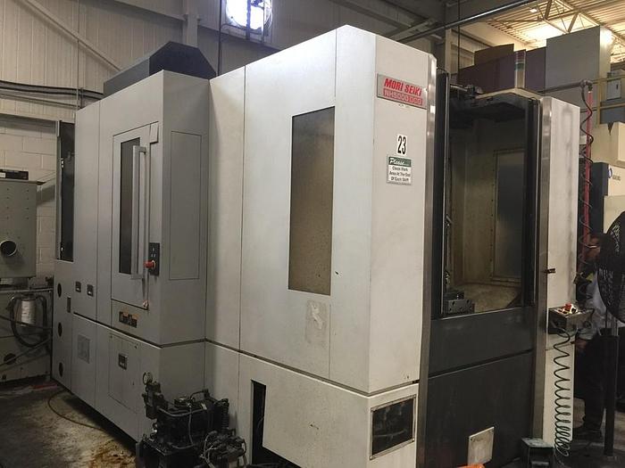 Used 28.7"X, 28.7"Y, 33.5"Z, MORI SEIKI, 2007, NH5000/40DCG, CNC HORIZONTAL MACHINING CENTER