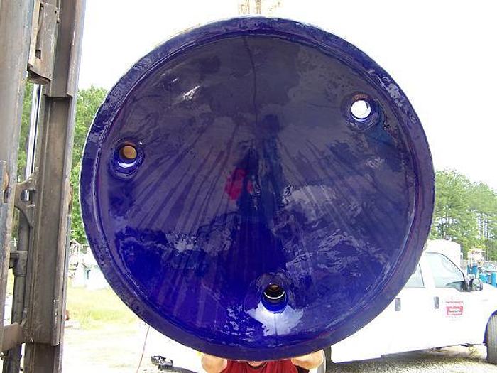 Used Pfaudler Glass Lined #5015 Custom cover for Model VR42-300-25 Vacuum Receiver