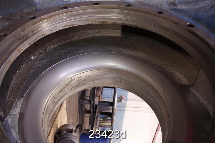 Used Goulds 3175 Pump, 3175L, 18X18X22, 6-Vane Impeller, 20" Impeller Diameter, Ss Casing, Ss Impeller, Ss Stuffing Box, Ss Suction Side Plate, Packing #23423