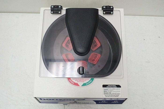 Used Drucker Horizon 755-24 Clinical Laboratory Centrifuge w/ Rotor and Buckets