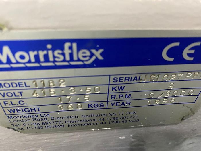 Used 1998 Morrisflex 1182 Double Ended Polishing Machine