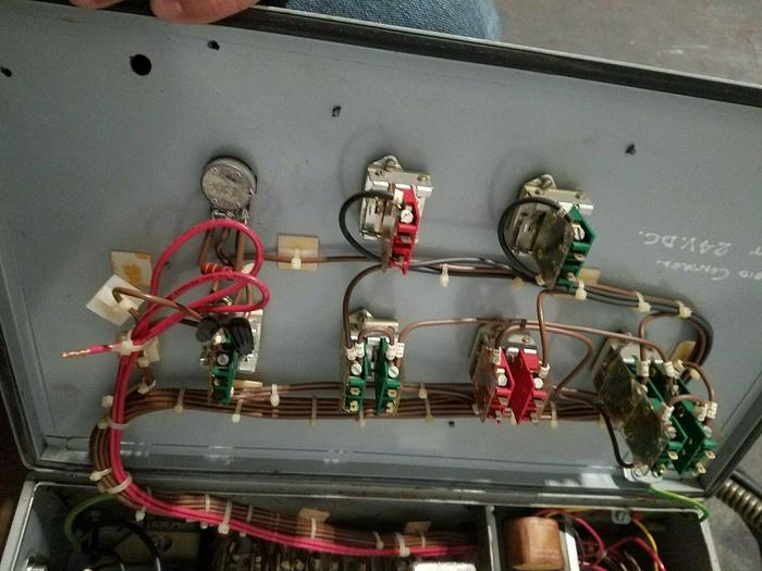 Used Electronic Control Box with relays and other micro switches