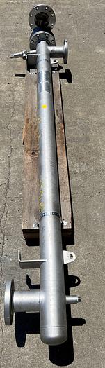 Used Heat Exchanger, Shell & Tube, 16 SF, S/st, 150 PSI, Allegheny Bradford #S744643