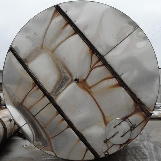 Used 8,450 GALLON VERTICAL STORAGE TANK – S/S