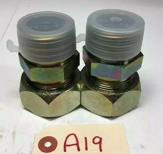 New!! (2) Parker 20 FBU-S Connector Flareless 1-1/4" *Fast Shipping*