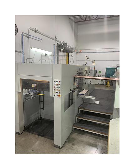 Used 1999 Brausse SBL1050-SEF Die Cutting + Foil Stamping Machine