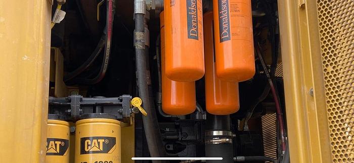 Used 2018 CAT 365 excavator with mulching head