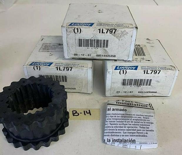 NEW LOVEJOY 1L797 SLEEVE COUPLING (LOT OF 3) FAST SHIPPING!