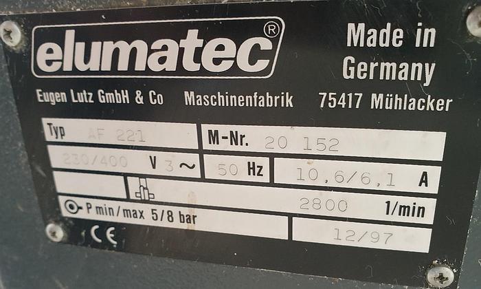 Gebraucht Ausklinkfräse Elumatec AF 221
