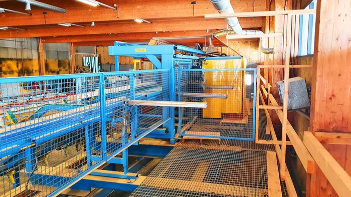 Used Hundegger K2-4 BHF joinery line  for log house production