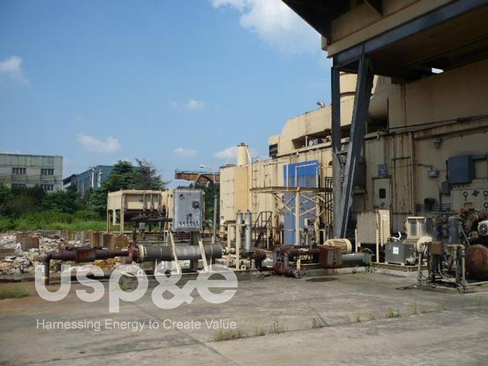 Used 66.9 MW 1992 Used GE LM5000-STIG Natural Gas Turbine Combine Cycle Plant