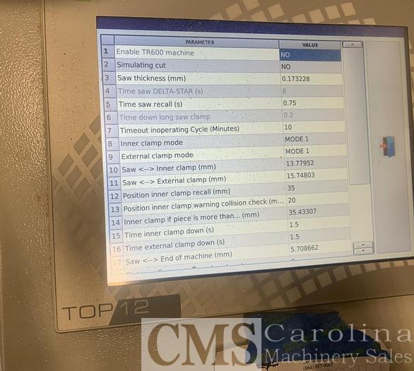 Used Stromab TR 450 Matrix Optimizing Saw
