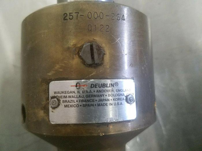 Used Deublin 257 000 264 Rotary Union Pneumatic Rotating Air Valve