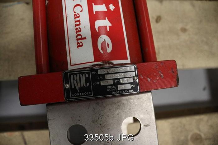 Unused Elite Valve Canada 3" Air Operated Knife Gate Valve #33505