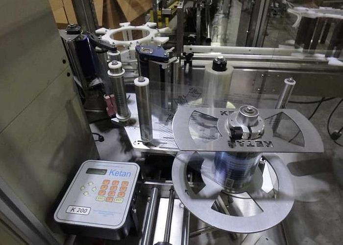 Usado 2008 Ketan automation wrap pressure sensitive labeler