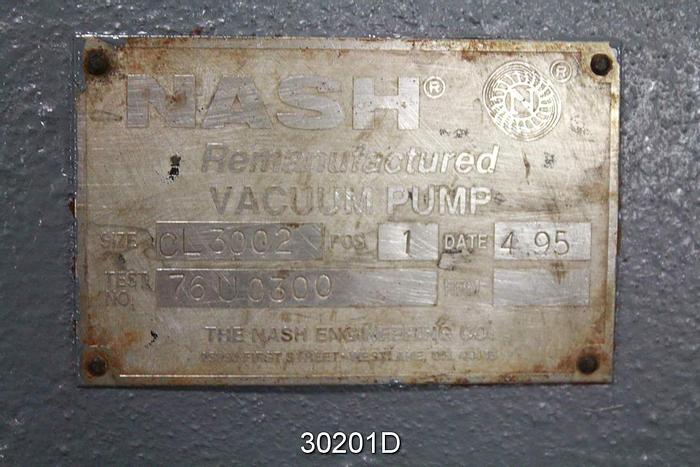 Used Nash CL3002 Vacuum Pump #30201