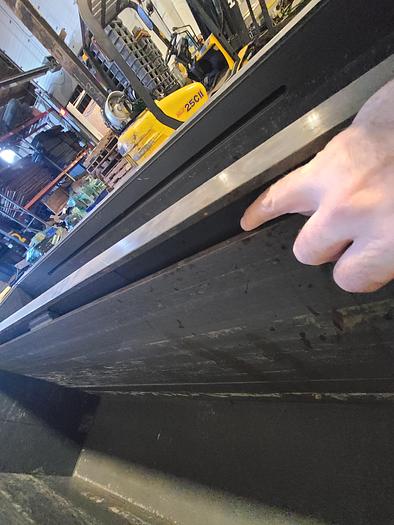 Used Polypro Tank Counter Flow Rinse side and bottom support 70" x 28" x 29" Plating