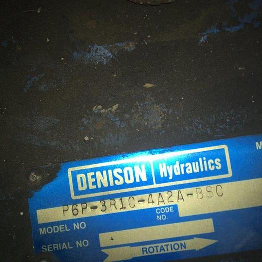 Used 0 Denison Hydraulic Pump - P6P-3R1C-4A2A-BSC
