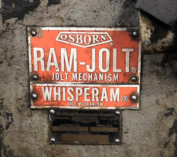 Used OSBORN 719 RJW JOLT SQUEEZE PIN LIFT MOLDING MACHINE