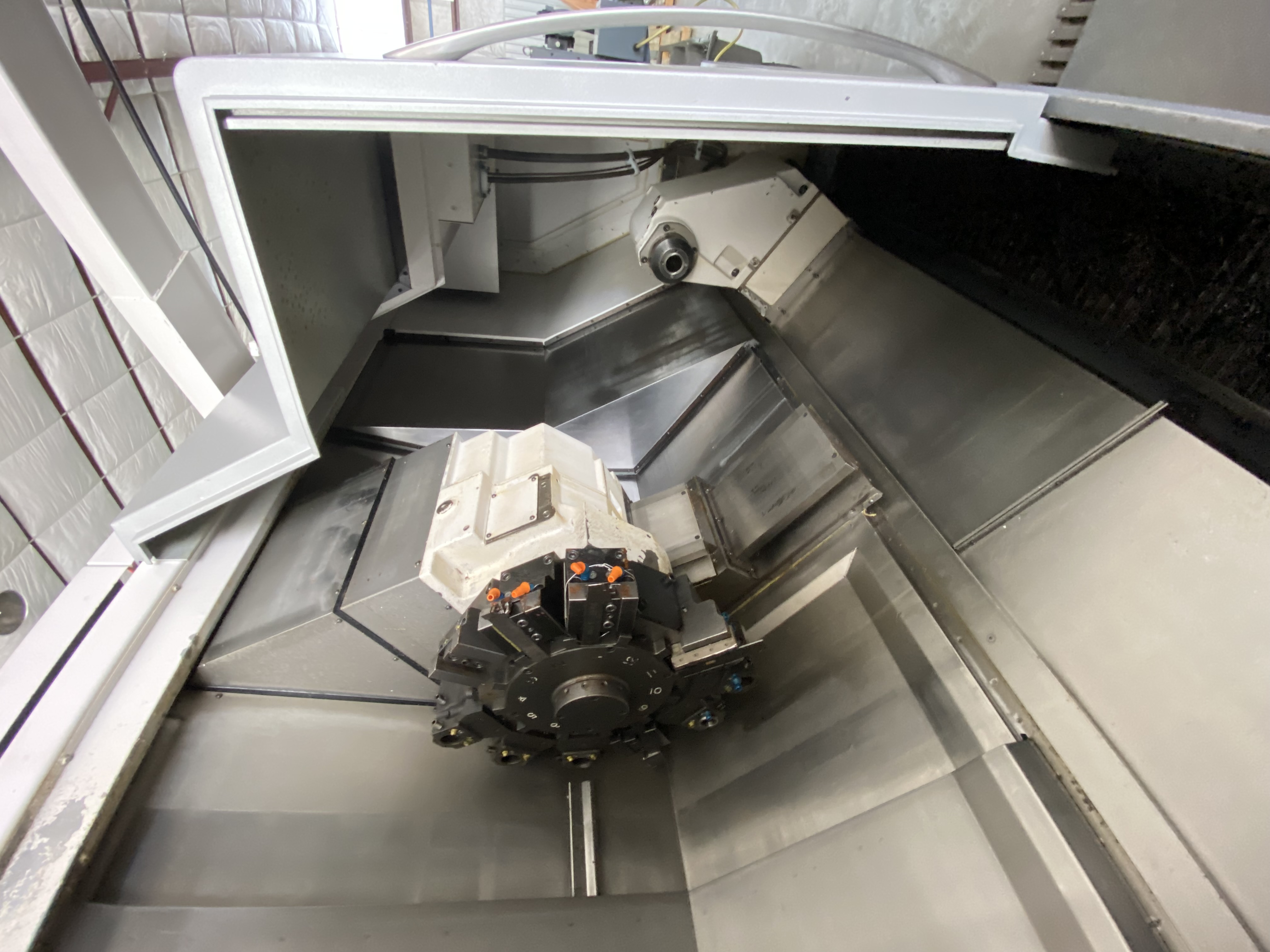 Used 2012 Okuma LB4000 EX-MY Big Bore 4.1” Live Tooling on Turret C-1500